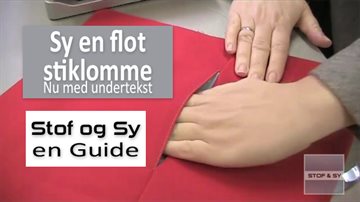 Sy en stiklomme - en gratis Stof og Sy guide